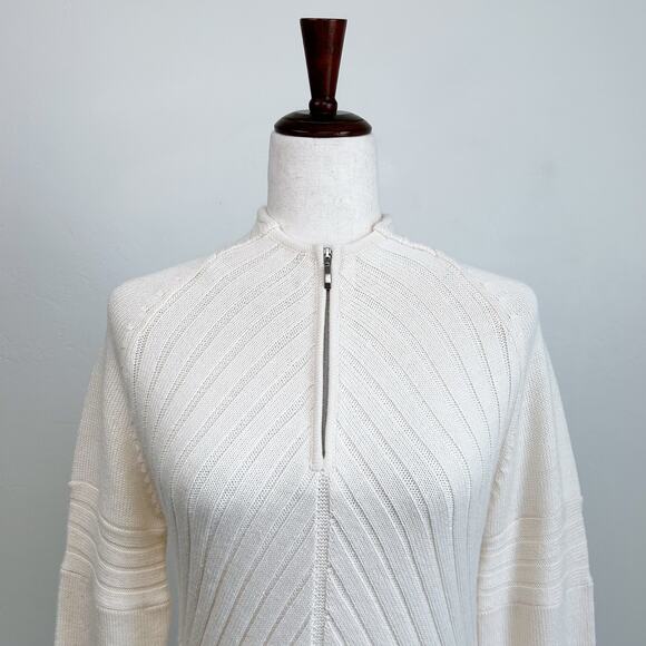 Vintage Metropolis Wool Blend Quarter-Zip Pullover Sweater - Picture 8 of 10